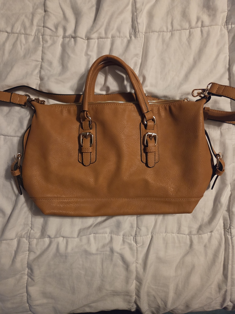 Urban Expressions Tan and Black Patterned Tote